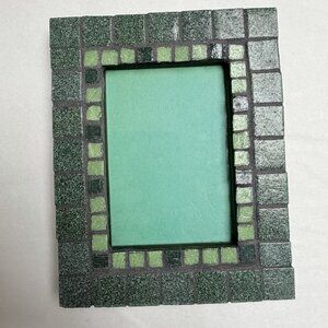 Mosaic Picture Photo Frame Decor Gift Green